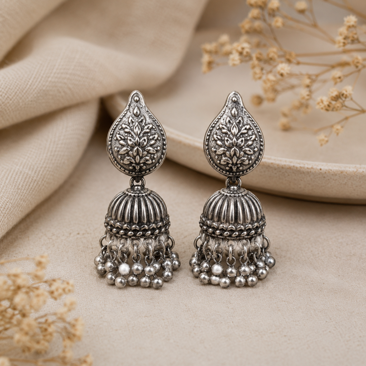 Radiant Sun Motif Earrings-22 Radiant Sun Motif Earrings - Image 1